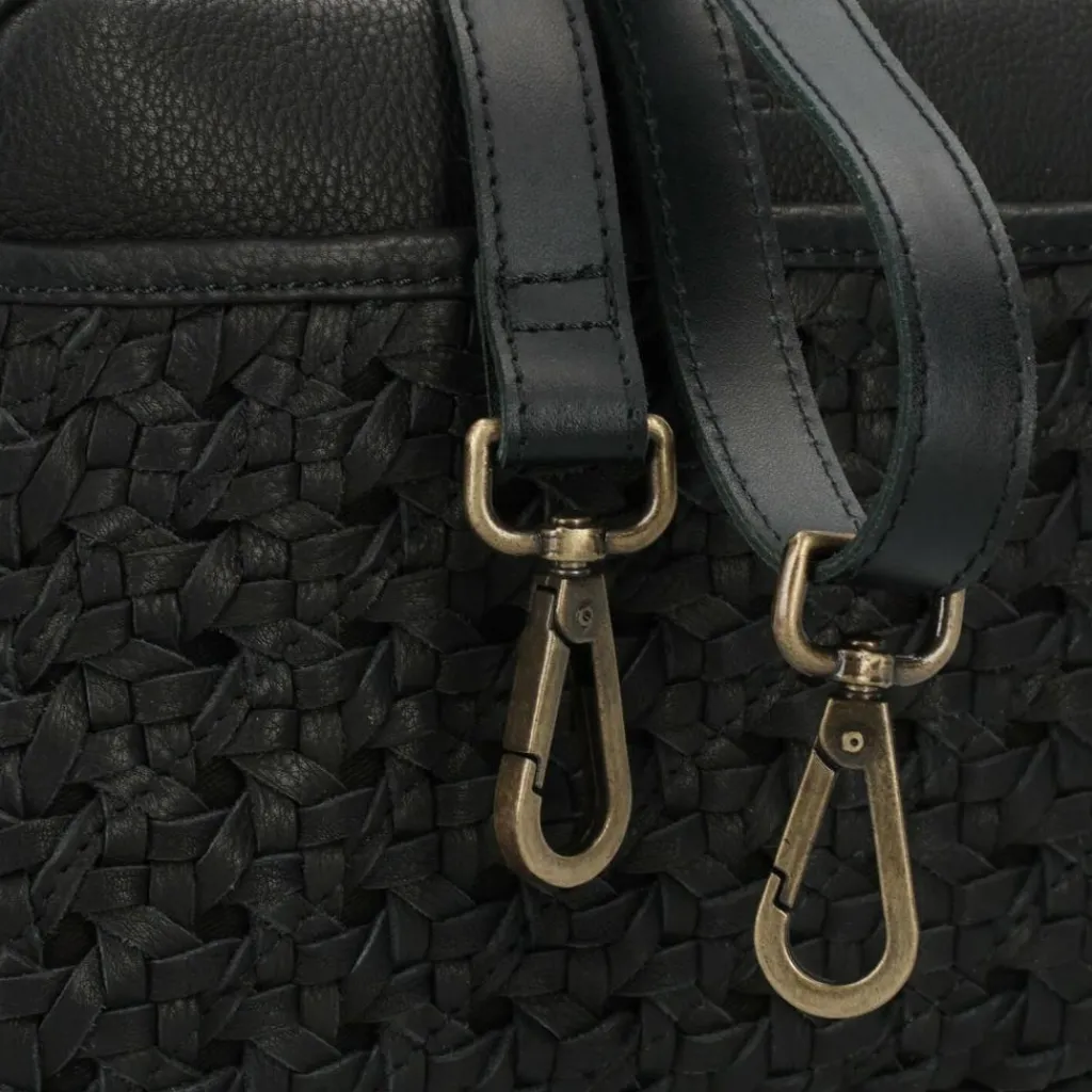 Cowboysbag Umhängetaschen<Morton Umhängetasche Leder 24 cm black