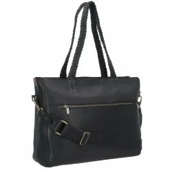 Cowboysbag Henkeltaschen|Schultertaschen<Oily Cow Bushton Schultertasche Leder 40 cm black