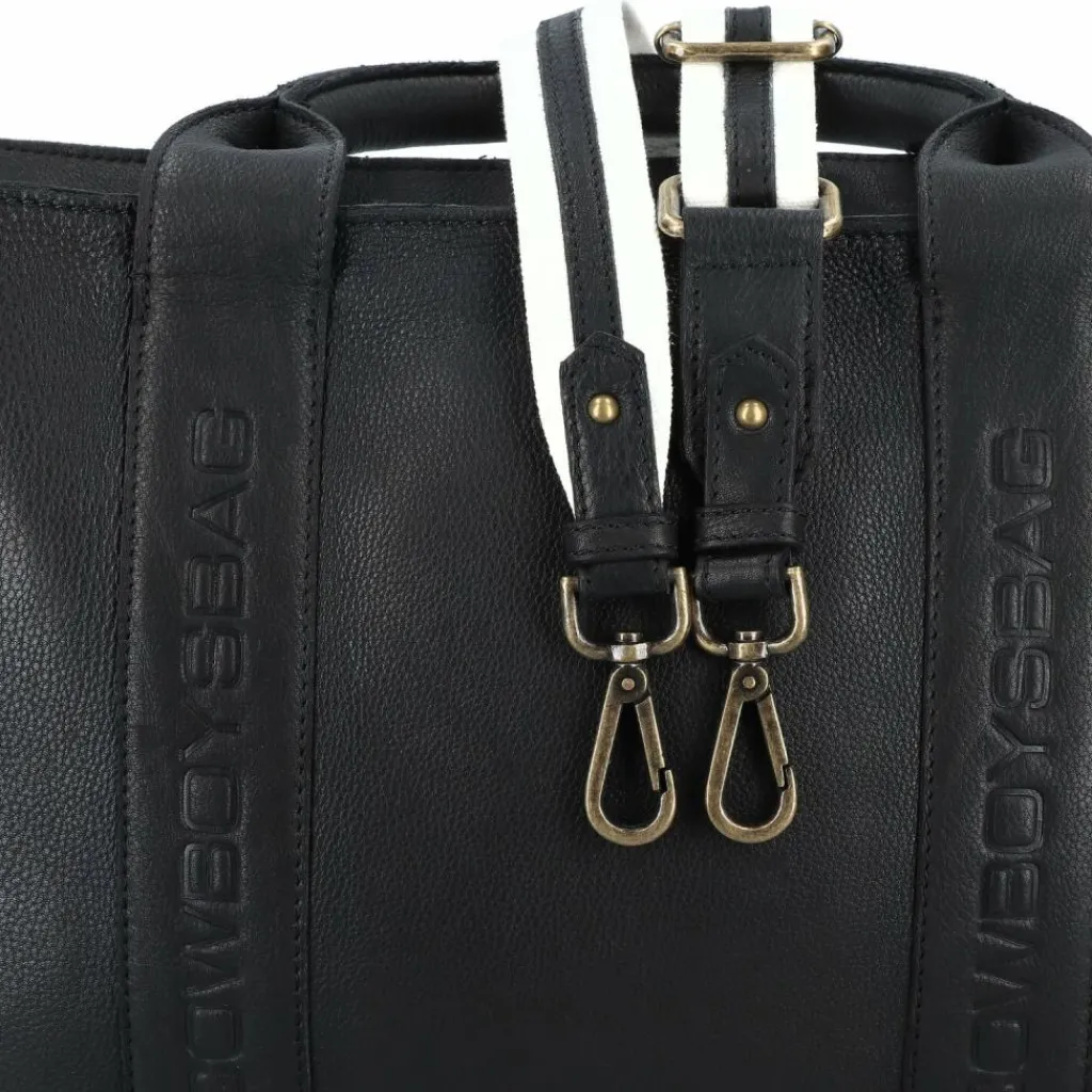 Cowboysbag Schultertaschen<Oily Cow Schultertasche Leder 37 cm black