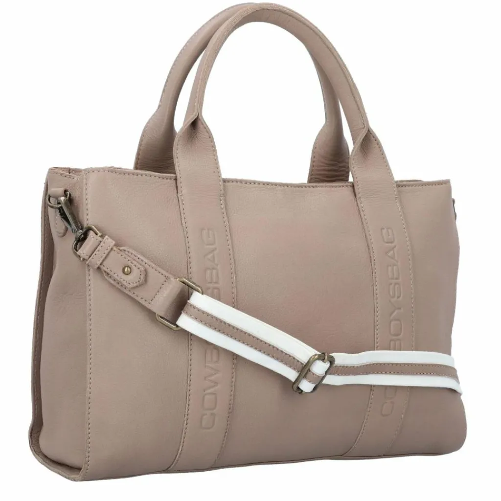 Cowboysbag Schultertaschen<Oily Cow Schultertasche Leder 37 cm mocca