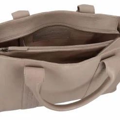 Cowboysbag Schultertaschen<Oily Cow Schultertasche Leder 37 cm mocca