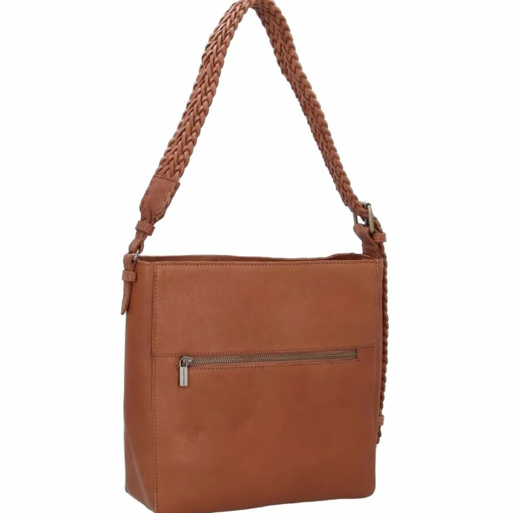 Discount Cowboysbag Schultertasche Leder 27 cm fawn