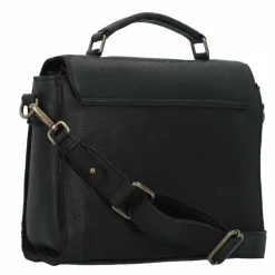 Cowboysbag Henkeltaschen<Seattle Handtasche Leder 25 cm black-gold hair on