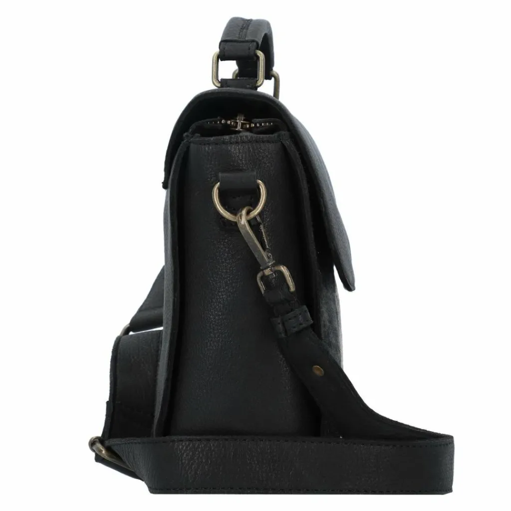 Cowboysbag Henkeltaschen<Seattle Handtasche Leder 25 cm black-gold hair on