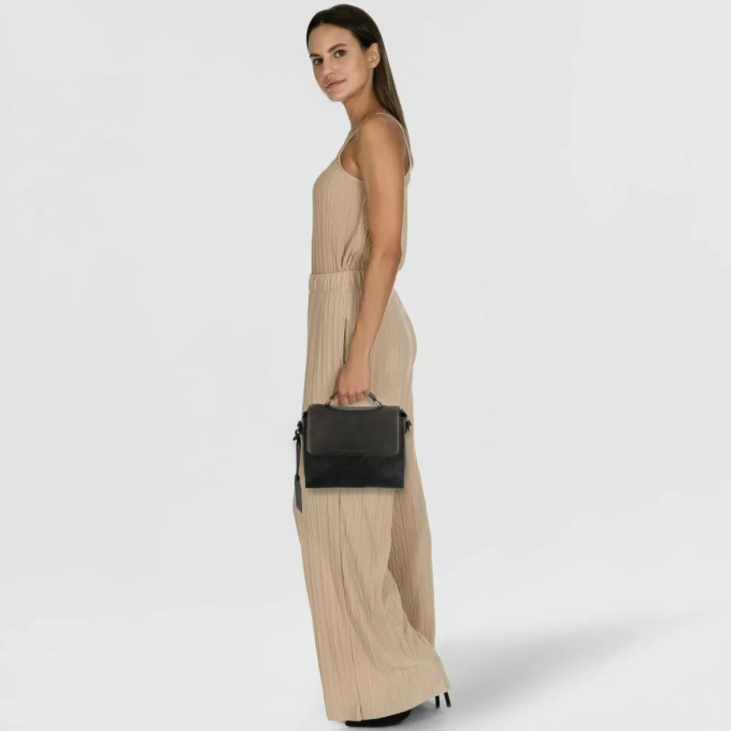 Discount Cowboysbag Seattle Handtasche Leder 25 cm black