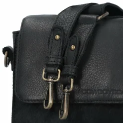 Discount Cowboysbag Seattle Handtasche Leder 25 cm black