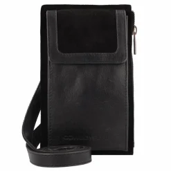 Cowboysbag Umhängetaschen<Seventies Suede Handytasche Leder 12.5 cm black