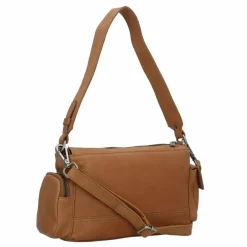 Cowboysbag Schultertaschen<Susanville Schultertasche Leder 25 cm fawn