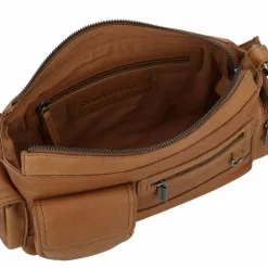 Cowboysbag Schultertaschen<Susanville Schultertasche Leder 25 cm fawn