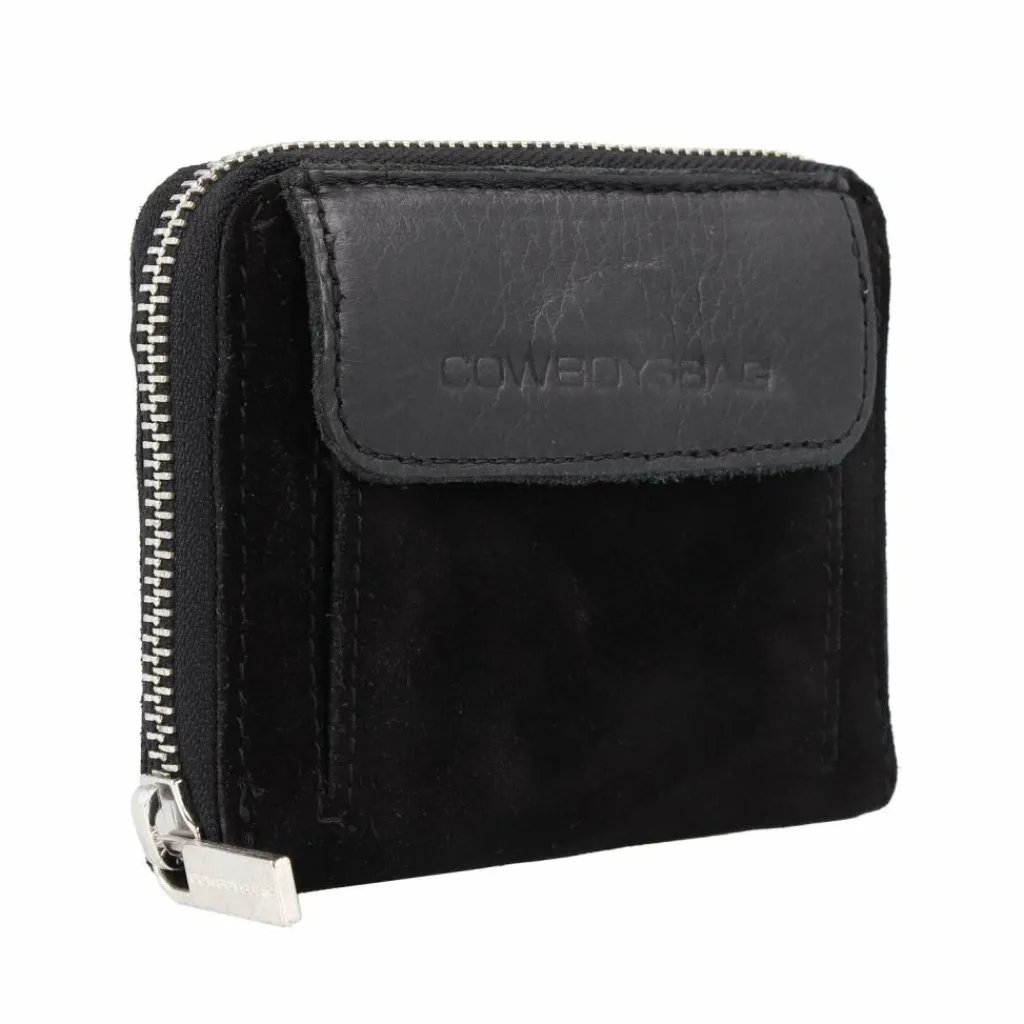 Discount Cowboysbag Wallet Calmar Geldbörse Leder 12.5 cm black-black