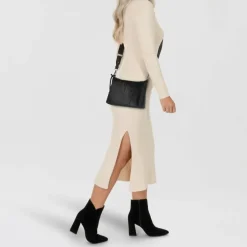 Discount Cowboysbag Westerville Schultertasche Leder 23 cm black