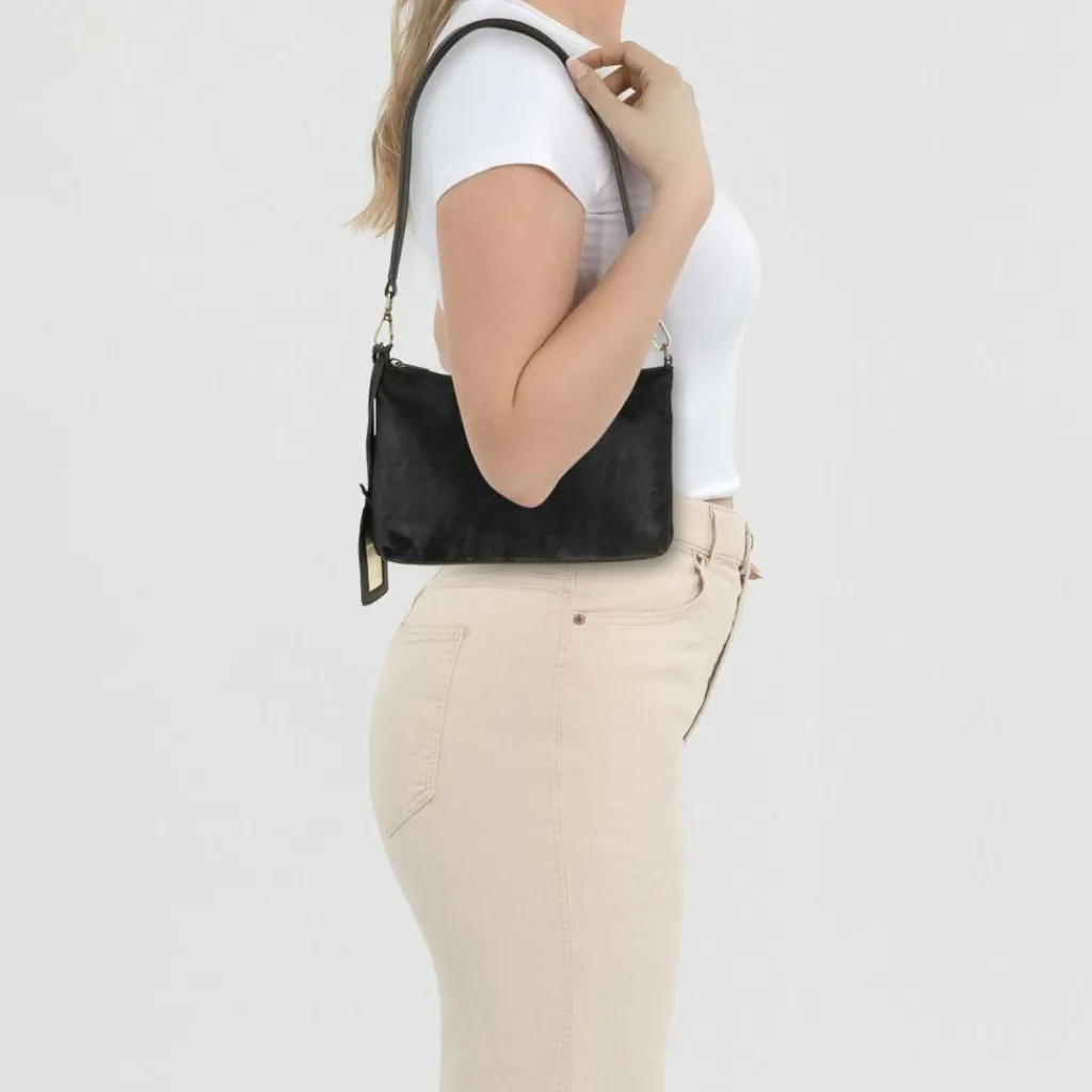 Discount Cowboysbag Westerville Schultertasche Leder 23 cm black