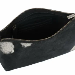 Cowboysbag Schultertaschen<Westerville Schultertasche Leder 23 cm black-gold hair on