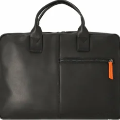 Davidoff Essentials Aktentasche Leder 40 cm Laptopfach black