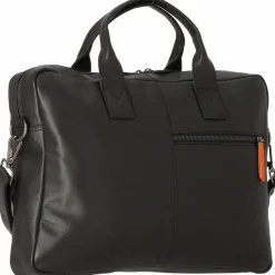 Davidoff Essentials Aktentasche Leder 40 cm Laptopfach black