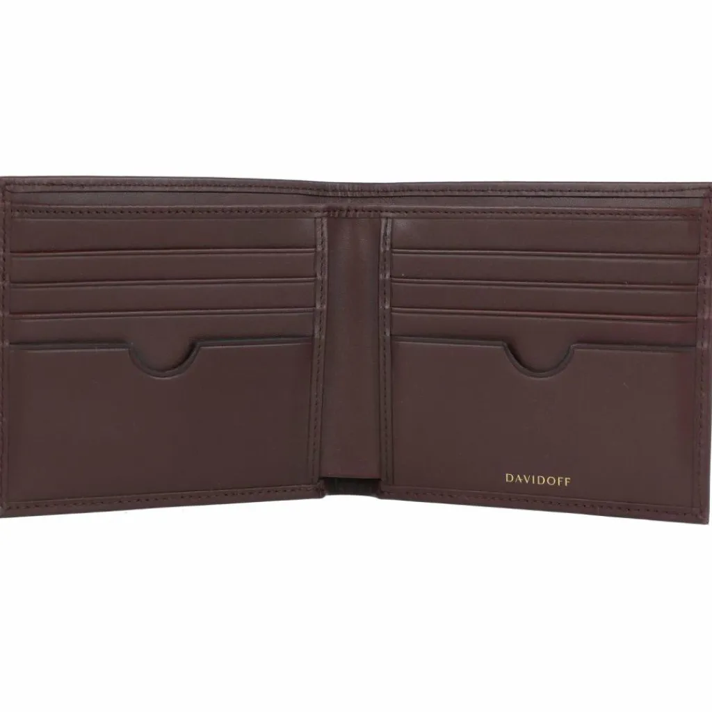 Davidoff Herrengeldbörsen Querformat<Essentials Geldbörse Leder 11,5 cm braun