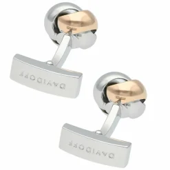 Davidoff Essentials Manschettenknöpfe Messing 1,30 cm