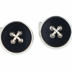 Davidoff Essentials Manschettenknöpfe Messing 1,8 cm