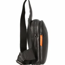 Discount Davidoff Essentials Umhängetasche Leder 13,5 cm black