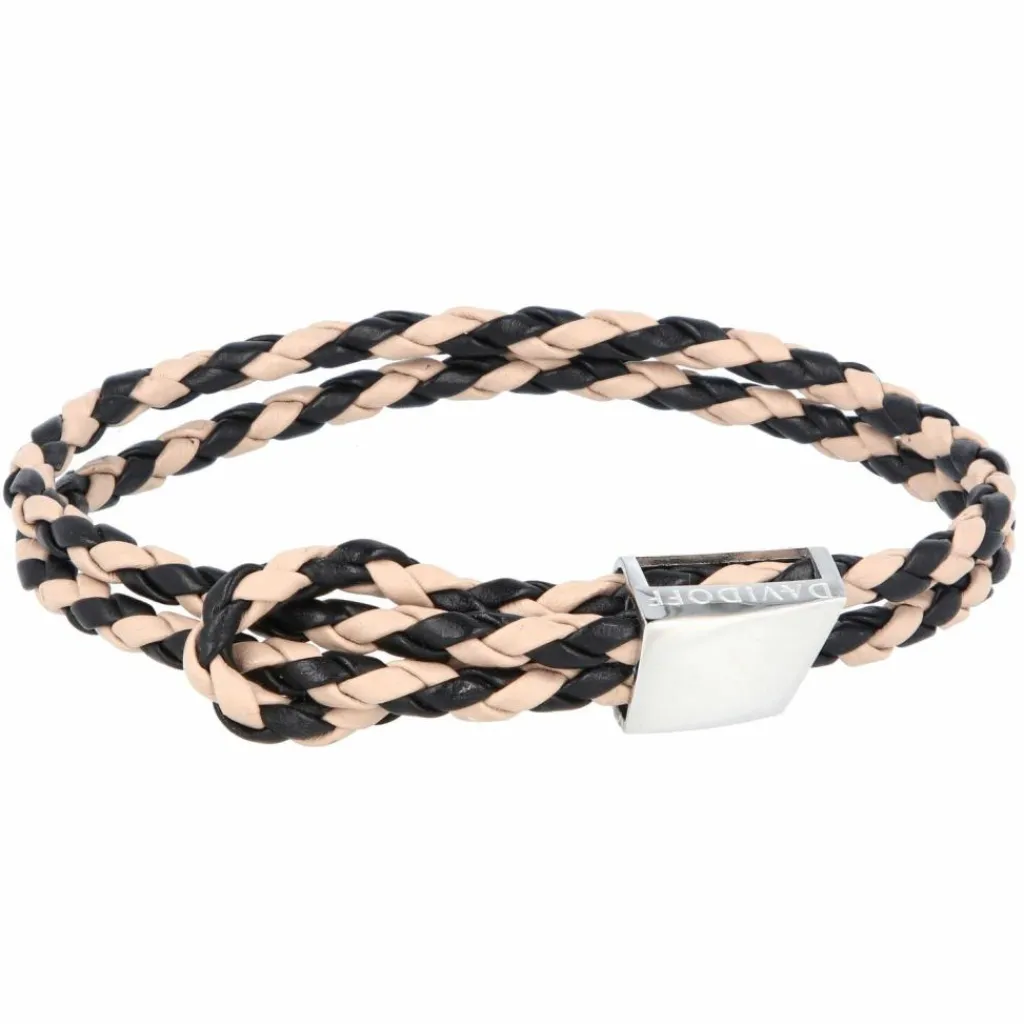 Davidoff Armbänder<Home Run Armband Leder 29 cm beige-black