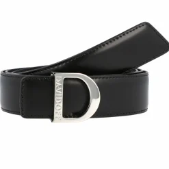 Davidoff Herrengürtel<Icon Gürtel Leder schwarz