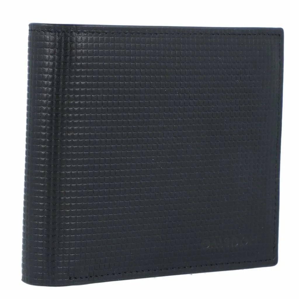 Davidoff Herrengeldbörsen Querformat<Paris Geldbörse Leder 11,5 cm schwarz