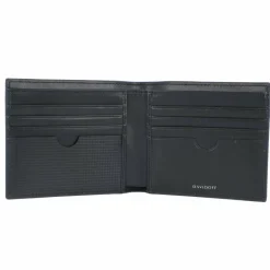 Davidoff Herrengeldbörsen Querformat<Paris Geldbörse Leder 11,5 cm schwarz