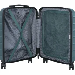 Clearance Delsey Paris Air Armour 4-Rollen Kabinentrolley Slim Line 55 cm gruen