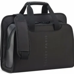 Hot Delsey Paris Arche Aktentasche RFID Schutz 42 cm Laptopfach schwarz