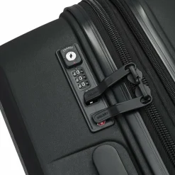 Delsey Paris Belmont Plus 4 Rollen Trolley XL 83 cm mit Dehnfalte schwarz