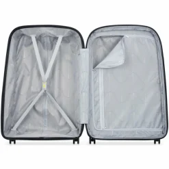 Delsey Paris 4-Rollen Koffer|Hartgepäck<Belmont Plus 4 Rollen Trolley L 76 cm mit Dehnfalte zink blau