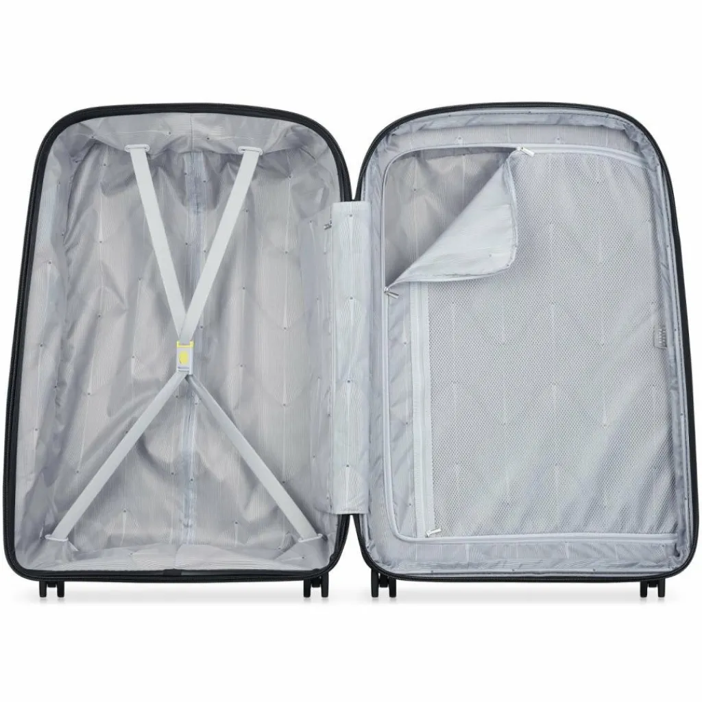 Delsey Paris 4-Rollen Koffer|Hartgepäck<Belmont Plus 4 Rollen Trolley L 76 cm mit Dehnfalte zink blau