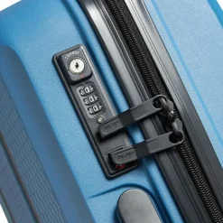 Delsey Paris Hartgepäck Kabinengepäck|4-Rollen Kabinentrolleys<Belmont Plus 4 Rollen Kabinentrolley 55 cm zink blau