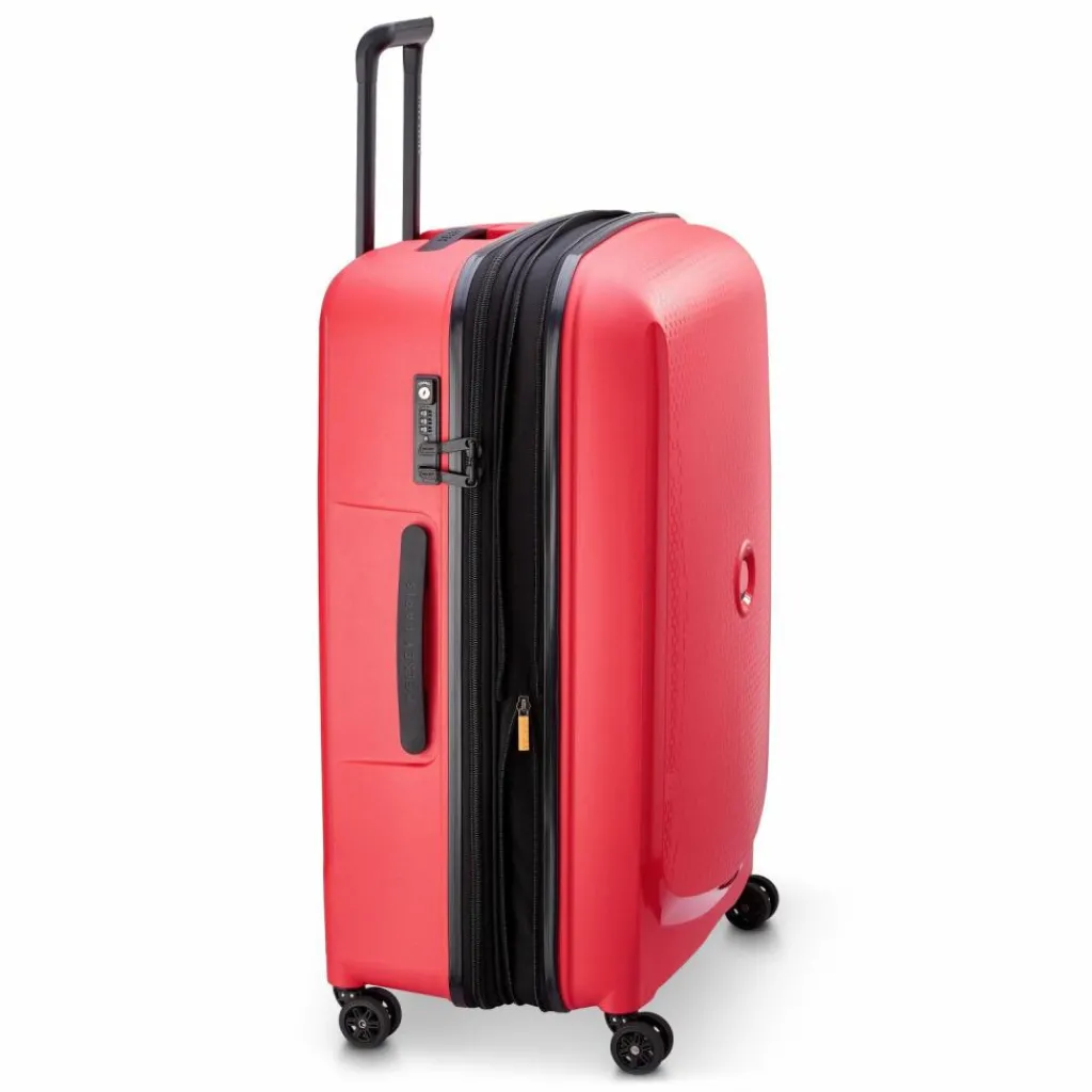 Best Delsey Paris Belmont Plus 4 Rollen Trolley L 76 cm mit Dehnfalte orange