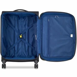 Delsey Paris Weichgepäck|4-Rollen Koffer<Brochant 3 4 Rollen Trolley 67 cm mit Dehnfalte deep black