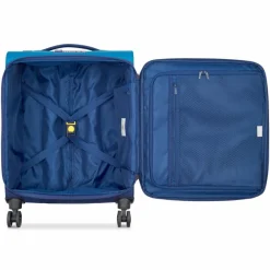 Delsey Paris Weichgepäck Kabinengepäck|4-Rollen Kabinentrolleys<Brochant 3 4 Rollen Kabinentrolley 55 cm meerblau