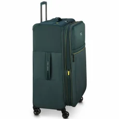 Delsey Paris Weichgepäck|4-Rollen Koffer<Brochant 3 4 Rollen Trolley 78 cm mit Dehnfalte kieferngrün