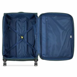 Delsey Paris Weichgepäck|4-Rollen Koffer<Brochant 3 4 Rollen Trolley 78 cm mit Dehnfalte kieferngrün