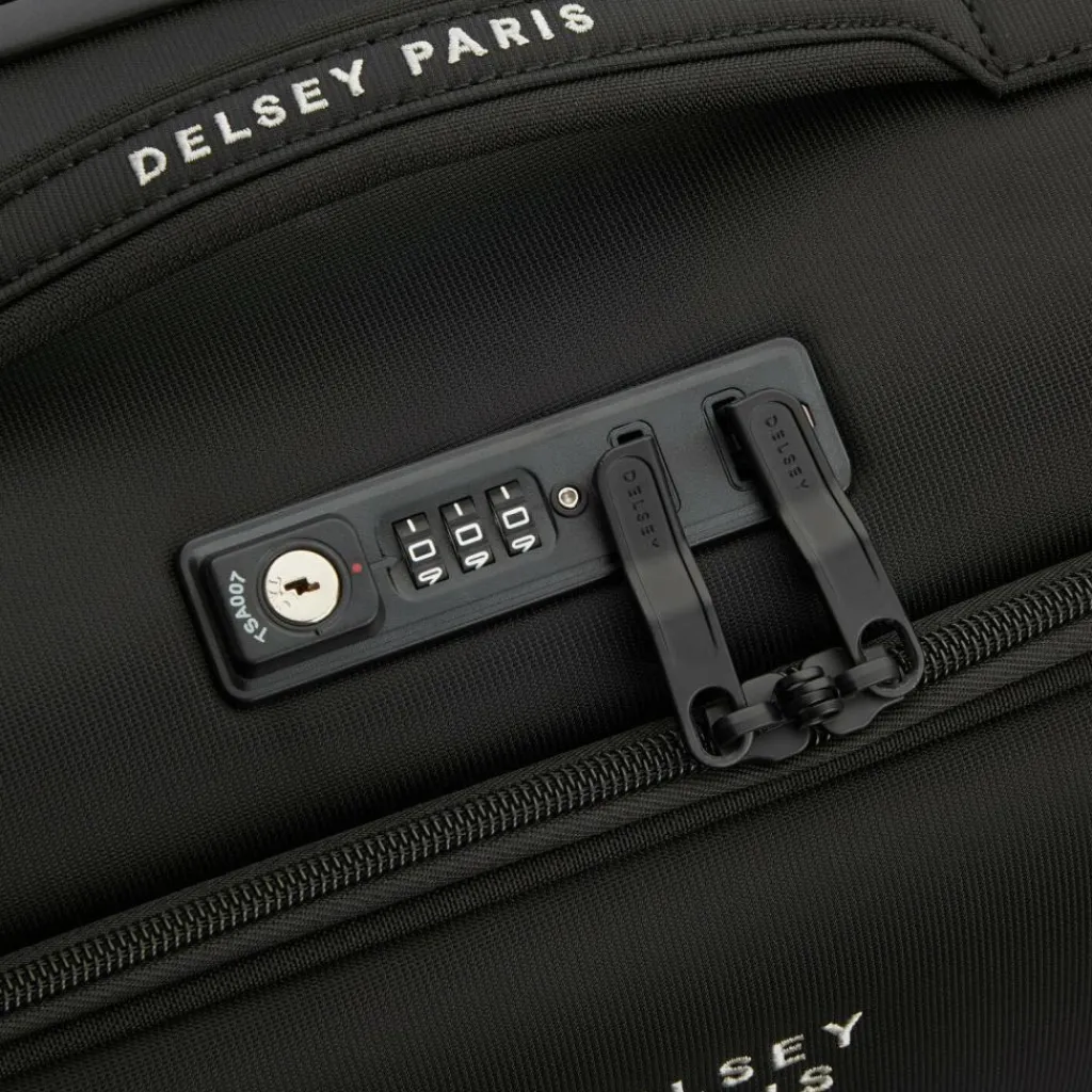 Delsey Paris Brochant 3 4 Rollen Kabinentrolley 55 cm deep black