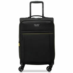 Best Delsey Paris Brochant 3 4 Rollen Kabinentrolley 55 cm mit Dehnfalte deep black