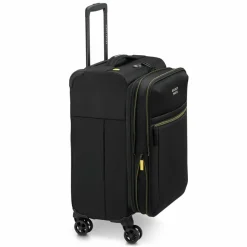 Best Delsey Paris Brochant 3 4 Rollen Kabinentrolley 55 cm mit Dehnfalte deep black
