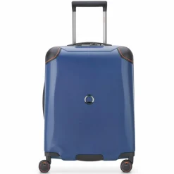 Delsey Paris Hartgepäck Kabinengepäck|4-Rollen Kabinentrolleys<Cactus 4-Rollen Kabinentrolley Slim Line 55 cm blau