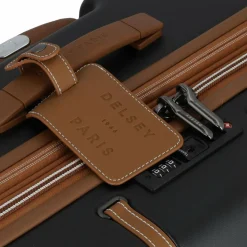 Discount Delsey Paris Cadence 4 Rollen Trolley 82 cm mit Dehnfalte schwarz