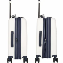 Delsey Paris Hartgepäck Kabinengepäck|4-Rollen Kabinentrolleys<Cadence 4 Rollen Kabinentrolley 55 cm mit Dehnfalte elfenbein-blau