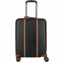 Delsey Paris Hartgepäck Kabinengepäck|4-Rollen Kabinentrolleys<Cadence 4 Rollen Kabinentrolley 55 cm mit Dehnfalte schwarz