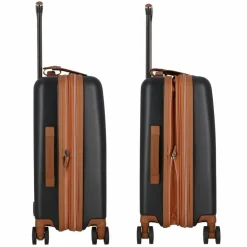 Delsey Paris Hartgepäck Kabinengepäck|4-Rollen Kabinentrolleys<Cadence 4 Rollen Kabinentrolley 55 cm mit Dehnfalte schwarz