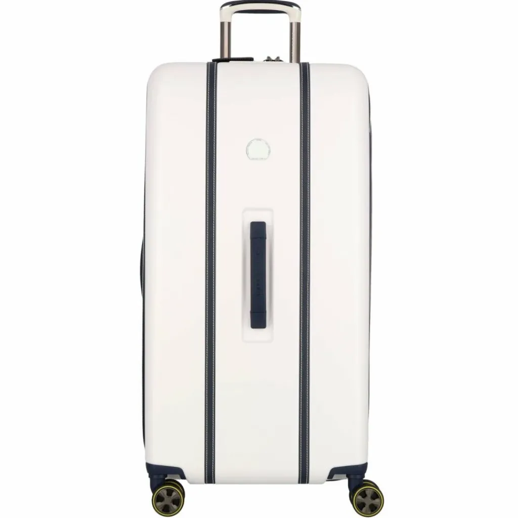 Outlet Delsey Paris Cadence 4 Rollen Trolley 80 cm mit Dehnfalte elfenbein-blau