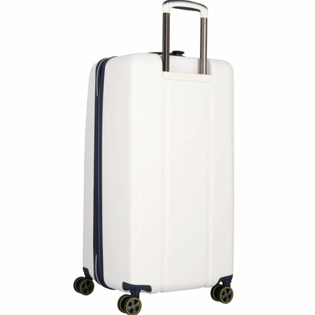 Outlet Delsey Paris Cadence 4 Rollen Trolley 80 cm mit Dehnfalte elfenbein-blau