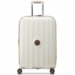 Delsey Paris Hartgepäck|4-Rollen Koffer<Carrousel 2 4 Rollen Trolley 68 cm mit Dehnfalte off white