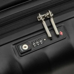 Delsey Paris Hartgepäck Kabinengepäck|4-Rollen Kabinentrolleys<Carrousel 2 4 Rollen Kabinentrolley 55 cm mit Dehnfalte schwarz